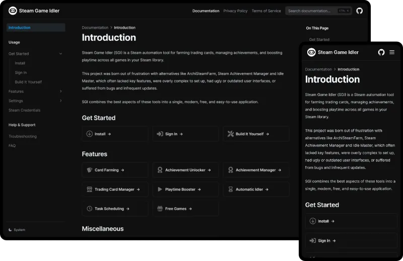SGI Documentation
