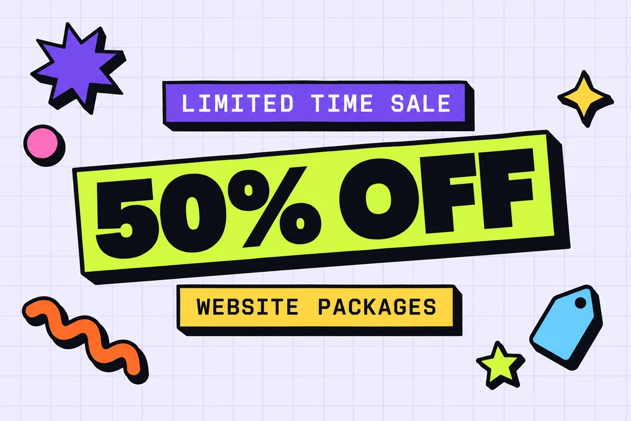 View our current sale on website packages